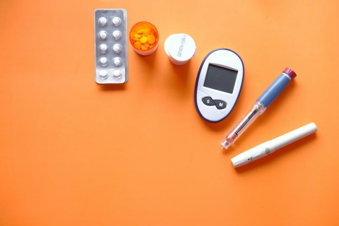 Blood glucose meter and diabetes testing supplies