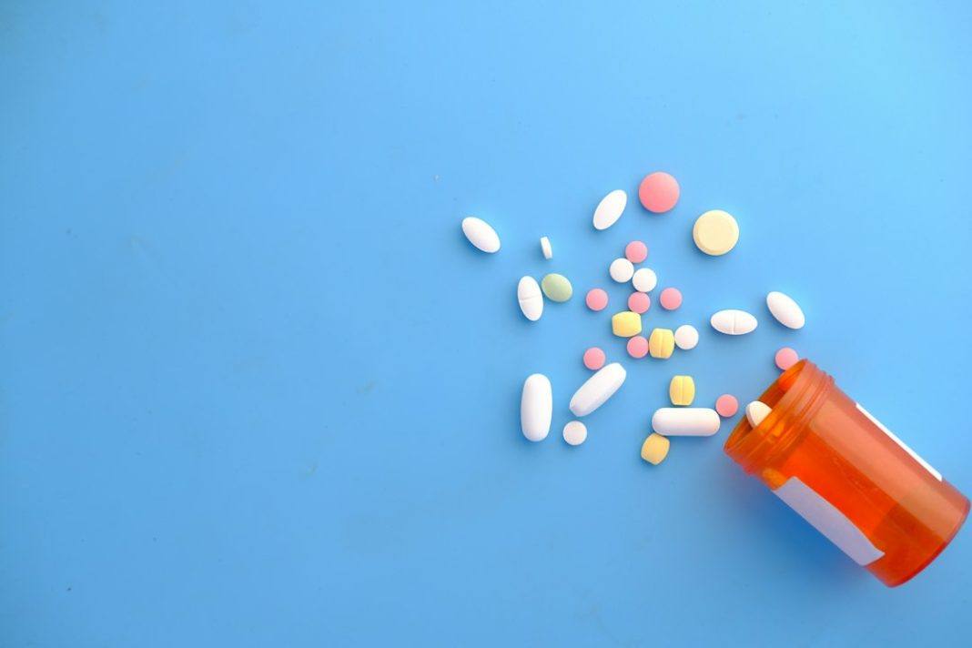 Medication bottles used to illustrate keeping an up-to-date medication list